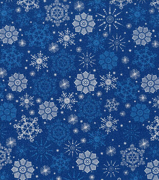 Blue Snowflakes | Silver Snowflakes