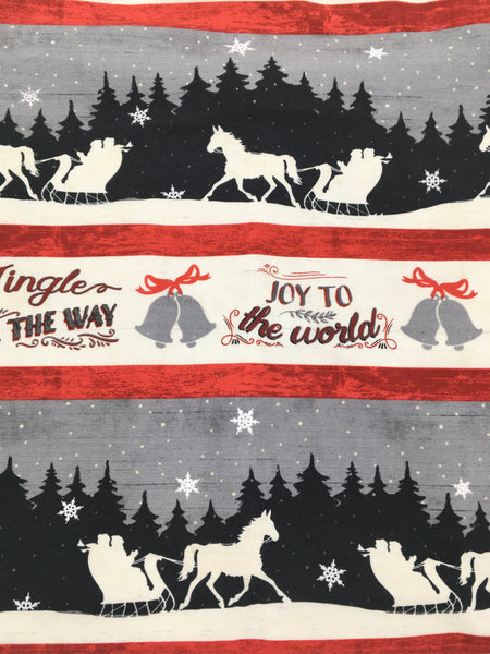 Sleigh Ride | Silver Trees | Double Sided